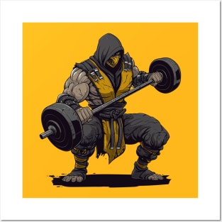 scorpion at gym Posters and Art